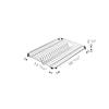 234699 Stainless Steel Dish Rack (Profina 36" Apron Front) view 3