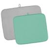2-Piece Dish Drying Mat Value Pack in Grey/Aqua view 1