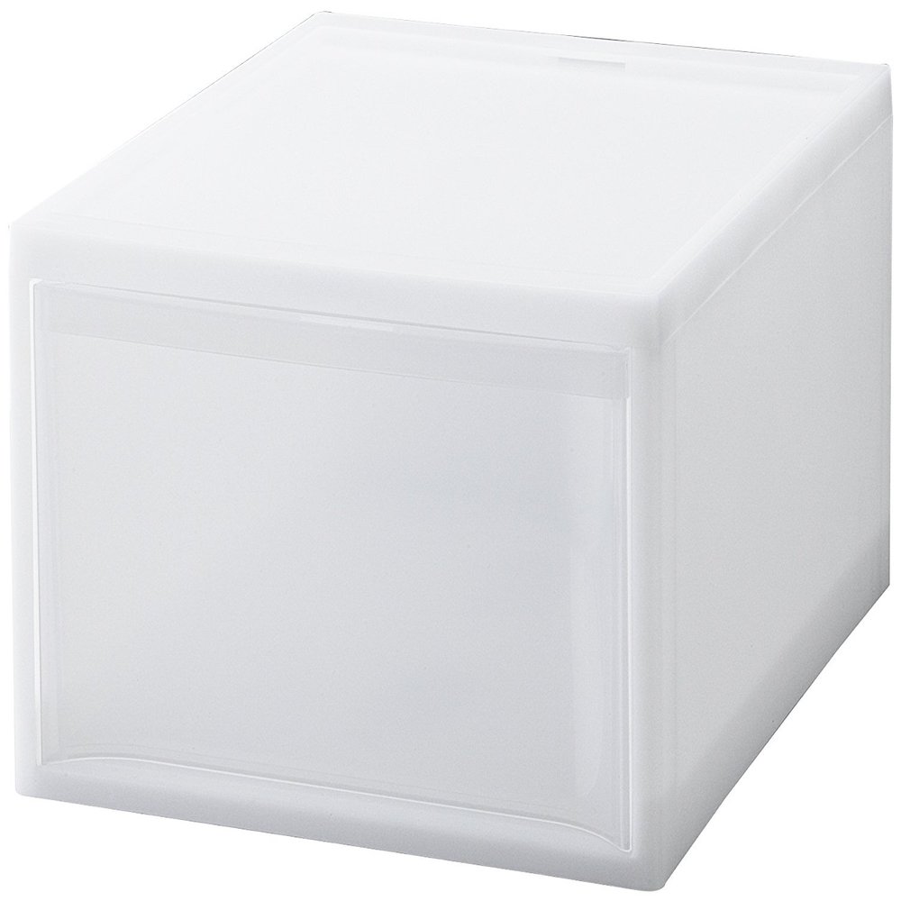Risu Risu Storage Case, Drawers, A4, Letter Case, White, Large, Width 11.2 x Depth 14.0 x Height 8.1 inches (28.3 x 35.5 x 20.6 cm), Made in Japan