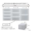Risu Risu Storage Case, Drawers, A4, Letter Case, White, Large, Width 11.2 x Depth 14.0 x Height 8.1 inches (28.3 x 35.5 x 20.6 cm), Made in Japan view 3