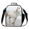 Dispalang Horse 3D Printed Lunch Bags for Children Small Insulated Cooler Bag Messenger Lunch Box Bags view 1