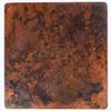 COLOR Y TRADICIN Mexican Square Copper Table Top Hand Hammered Stained Patina 48 view 1