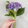 Factory Direct Craft 15 Inch Purple and Blue Artificial Floral Hydrangea Stem for Wedding Decor, Spring Arranging and Embellishing view 3