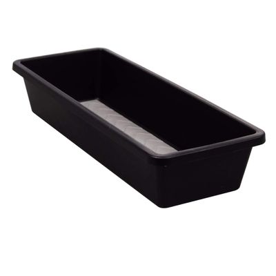 Drawer organizer, ideal for bath, kitchen and office. 13.5in x 3.75in x 2in (White)