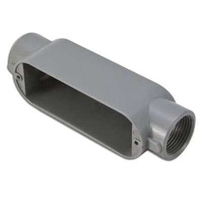 Mulberry 14831 Die Cast Aluminum Type C Combination Conduit Body with Cover and Gasket 1/2 Inch