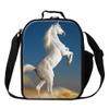 Dispalang Horse 3D Printed Lunch Bags for Children Small Insulated Cooler Bag Messenger Lunch Box Bags view 1