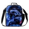 Dispalang Horse 3D Printed Lunch Bags for Children Small Insulated Cooler Bag Messenger Lunch Box Bags view 1