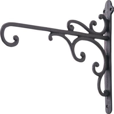 POSH LIVINGPL 63340 Object Wall Hanger, Black, W 1.6 x D 11.4 x H 10.2 inches (4 x 29 x 26 cm)