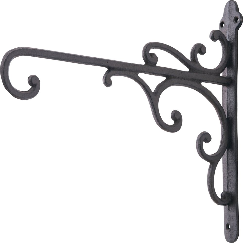 POSH LIVINGPL 63340 Object Wall Hanger, Black, W 1.6 x D 11.4 x H 10.2 inches (4 x 29 x 26 cm)