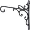 POSH LIVINGPL 63340 Object Wall Hanger, Black, W 1.6 x D 11.4 x H 10.2 inches (4 x 29 x 26 cm) view 1