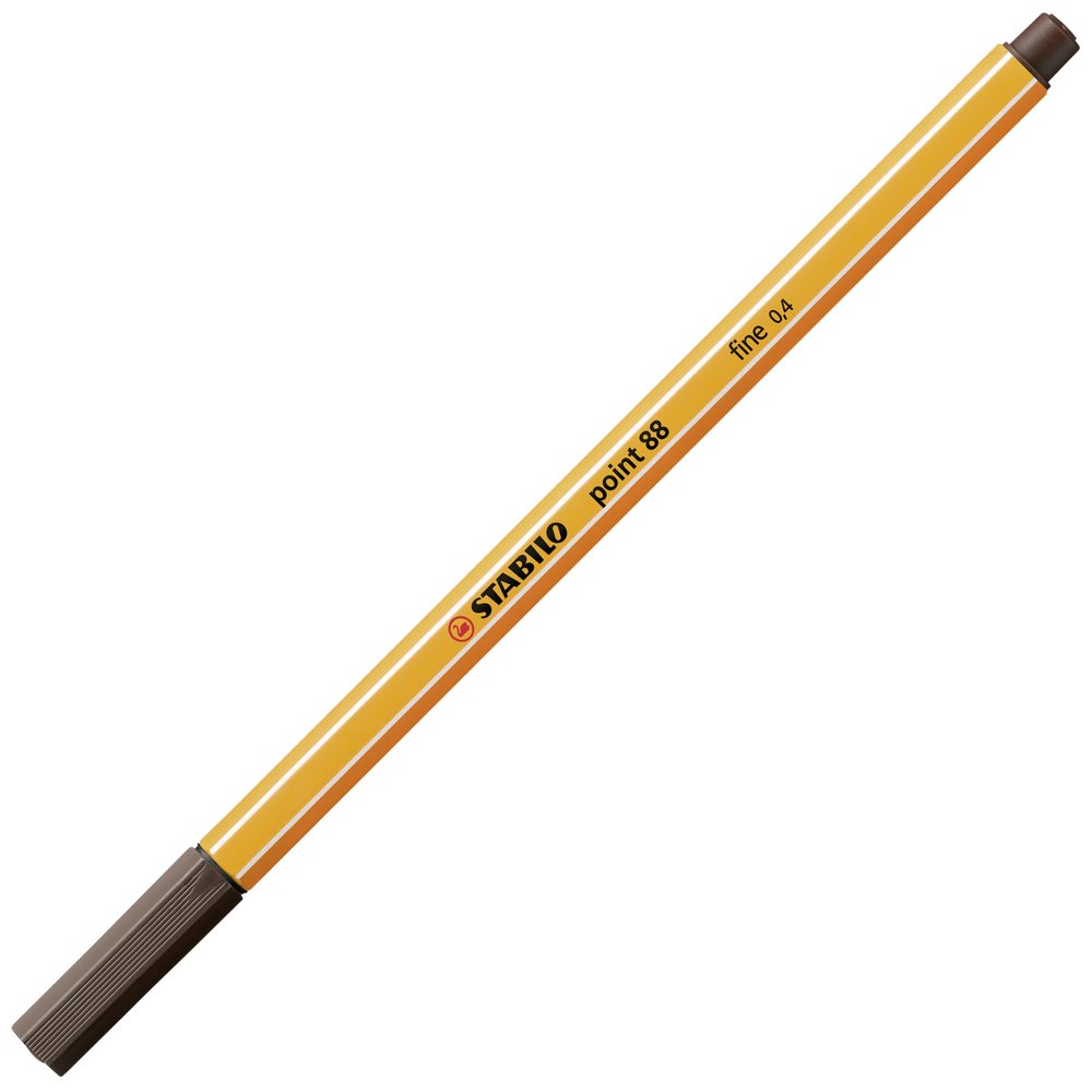 STABILO Point 88 Pen, Umber