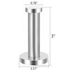 EBOOT 6 Pieces Stainless Steel Wall Mount Robe Coat Hook Towel Wall Hook (3 Inch, Silver) view 3