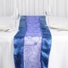 Efavormart 5PCS of Royal Organza Embroidered Premium Table Top Runner for Weddings Party Decor Fit Rectangle and Round Table view 1