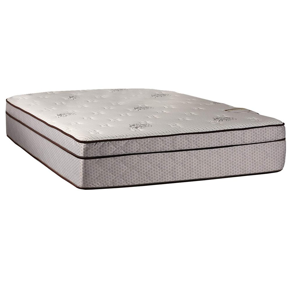 Dream Solutions USA Fifth Ave Plush Foam Encased Eurotop (Pillow Top) Mattress Only (Twin 39"x75"x13") Sleep System with Enhance Support - Assembled, Orthopedic