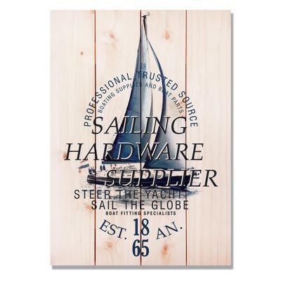 Wile E. Wood Sailing Hardware Supplier 14x20