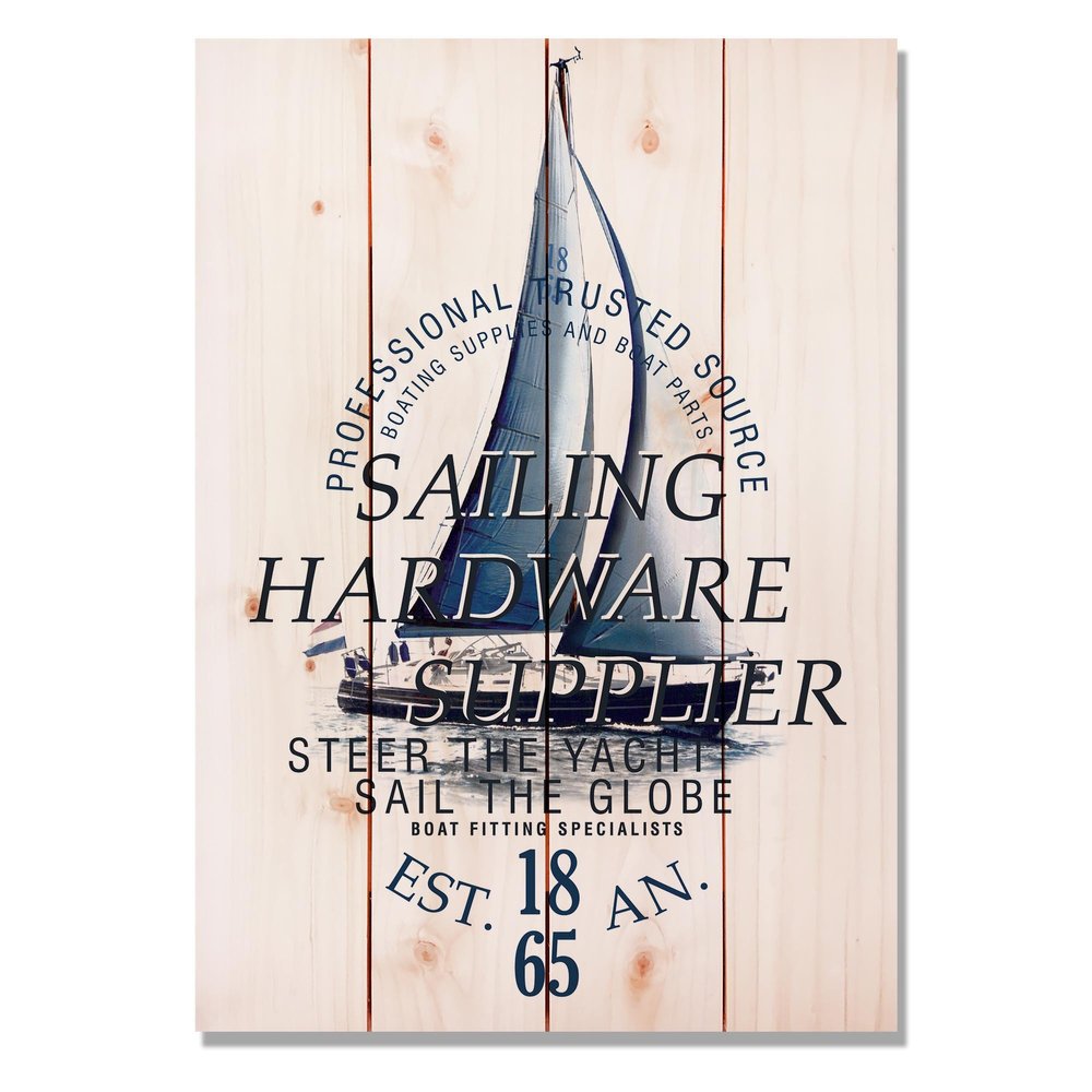 Wile E. Wood Sailing Hardware Supplier 14x20