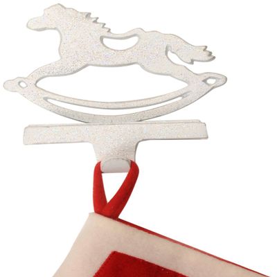 Insideretail 2xChristmas 2X Stocking Hanger Rocking Horse