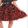 Amscan 848649 Cherry Rockabilly Skirt view 1
