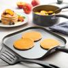 18 Piece Nonstick Cookware Set - Gray - Aluminum Construction, Dishwasher Safe, Compatible with Gas, Electric, Ceramic Cooktops - Includes Saut Pans, Griddle, Dutch Oven, Cooking Utensils view 3