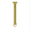 24" Heavy Duty Shower Curtain Rod Ceiling Support (Polished Brass) view 1