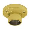 24" Heavy Duty Shower Curtain Rod Ceiling Support (Polished Brass) view 2