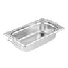 Restaurantware One Fourth (1/4th) Steam Table Pan - 2.5" Deep - Collapsible Handles - Anti Jam - Commercial Grade Stainless Steel - 1ct Box - Met Lux view 2