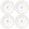 Lenox Federal Gold Block Monogram Dinnerware Tidbit Plates, Set of 4, U view 1
