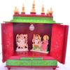 Jodhpur Handicrafts Wooden Home Temple/Wooden Pooja Mandap/Wooden Pooja Mandir with Bulb view 2