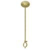 24" Shower Curtain Rod Ceiling Support (Polished Brass) view 1