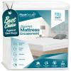 PlushDeluxe Full Size Premium Mattress Encasement - Zippered Waterproof, Bedbug Proof Design, 6-Sided Protection - Hypoallergenic Cotton Terry Fabric 12-15" Depth view 1