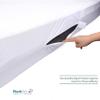 PlushDeluxe Full Size Premium Mattress Encasement - Zippered Waterproof, Bedbug Proof Design, 6-Sided Protection - Hypoallergenic Cotton Terry Fabric 12-15" Depth view 4
