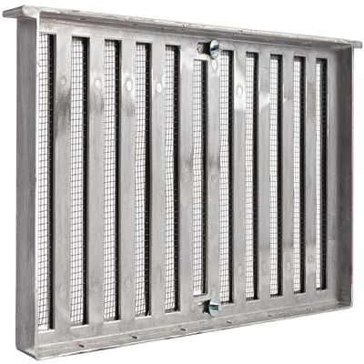 Master Flow 8 in. H x 16 in. W Mill Aluminum Foundation Vent