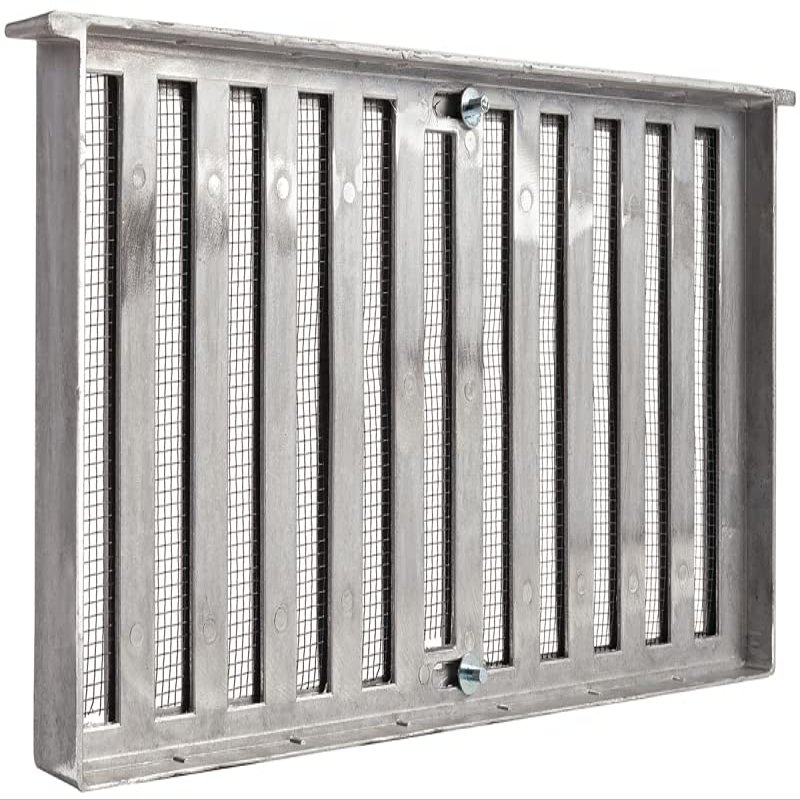 Master Flow 8 in. H x 16 in. W Mill Aluminum Foundation Vent