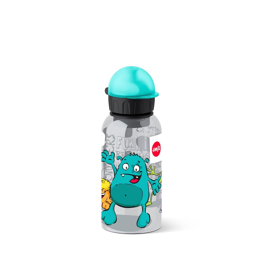 Emsa Bottle Kids Tritan-Monster 0,4 L, Nylon, Multicoloured, 28 x 28 x 18 cm