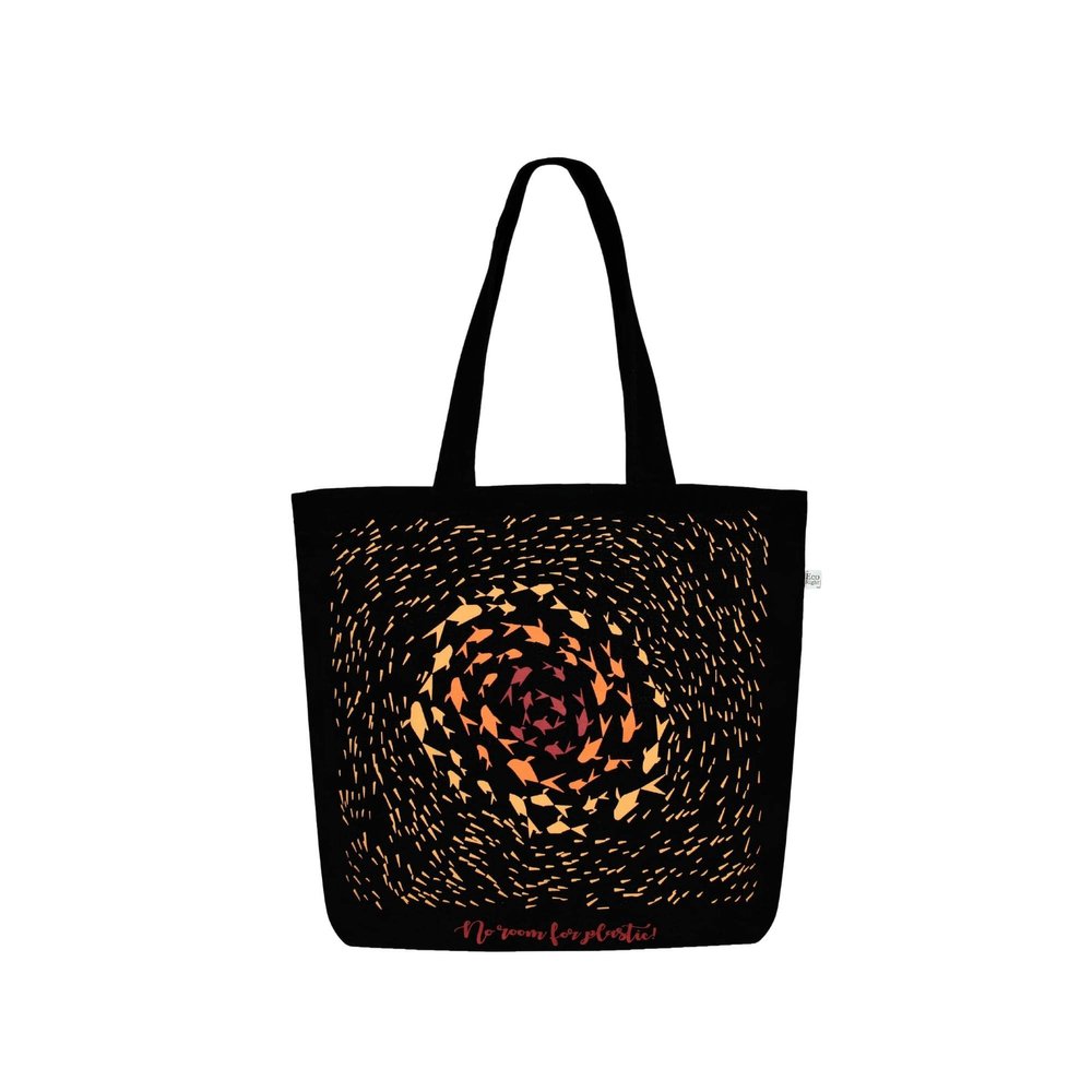 Eco Right Aesthetic Canvas Tote Bag for Women Large Zipper Tote Bags with Pocket, Womens Tote Bag for Yoga, Work, Beach