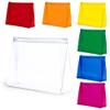 eBuyGB Transparent PVC Toiletry Bag/Cosmetic Pouch for Travel (Pack of 5 /Red) view 2