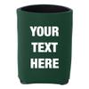 12 pieces Custom Personalized Insulated Beverage Holder Your Text Here Beer Can Insulators, Coolies for 12 ounce Cans and Bottles (Forest) view 1