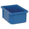 10-7/8"L x 8-1/4"W x 5"H Blue Dividable Grid Container (1 Container) view 1