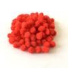 100 Red 12mm or 0.5" Craft Pom Poms BY arkCRAFT view 1
