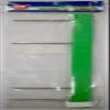 Shimoda Fishing Gear Color Tackle Roll 15.7 inches (40 cm), 4 Pieces, Fluorescent Green view 2