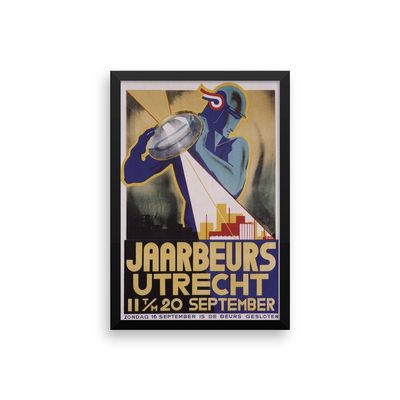 Vintage Poster - Utrecht 0296 - Premium Luster Photo Paper Framed Poster (12x18)