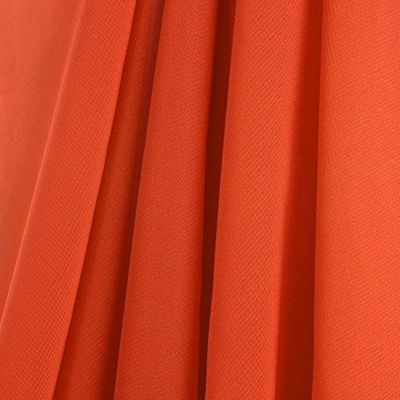 AK-Trading 115" x 144" Orange Chiffon Drapes Panels for Wedding Events & Decor- Backdrop Draping Curtains