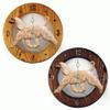 Afghan Wood Clock Fawn, Light view 1