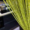 ave split Decorative Door String Curtain Wall Panel Fringe Window Room Divider Blind Divider Tassel Screen Home 100cm*200cm (Grass green18) view 1