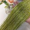 ave split Decorative Door String Curtain Wall Panel Fringe Window Room Divider Blind Divider Tassel Screen Home 100cm*200cm (Grass green18) view 2