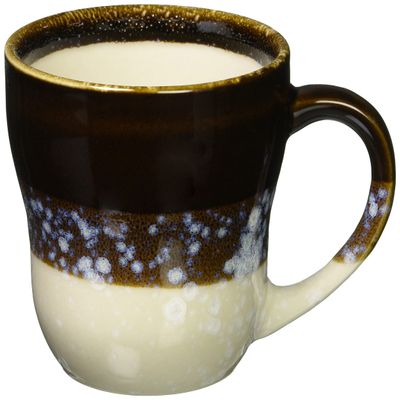 aito Seisakusho 266419 Greys Works Mug, Black, Mino Ware, Dishwasher Safe, Microwave Safe, Made in Japan