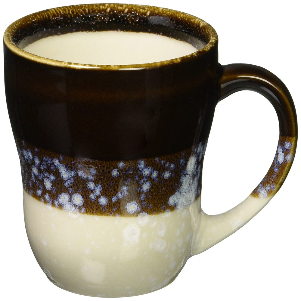 aito Seisakusho 266419 Greys Works Mug, Black, Mino Ware, Dishwasher Safe, Microwave Safe, Made in Japan
