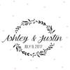 DesignThatSign 12 Wreath On Pink Dots Wine/Beer Bottle Labels Easy to Use Self Stick Labels view 3