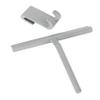 WENKO Bathroom Squeegee Mola in Grey, Stainless-Steel, 21 x 4 x 24.5 cm view 1