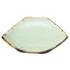 Yamasita Craft 11508260 Vidro Ash Glaze, Rust, Running Water 5.0 Triangular Plate, 5.5 x 5.5 x 0.9 inches (14 x 14 x 2.2 cm) view 1